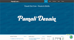 Desktop Screenshot of pamali.com