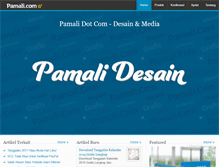 Tablet Screenshot of pamali.com